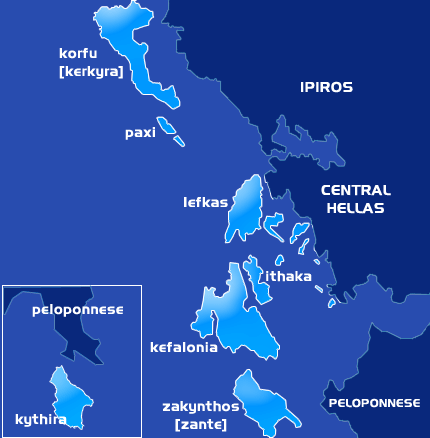 ionische-inseln-karten